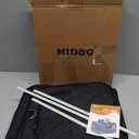 MIDOG Cat Carrier Soft for Small to Medium-Sized Cats,Up to 15 Lbs,TSA Airline Approved Soft Sided Pet Carrier,Collapsible Travel Cat Bag(Black)