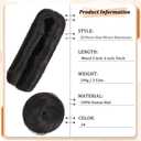 28 Pieces Human Hair Weave Extensions with Top Closure Straight Short Hair Extension for Women Daily Use (2#)