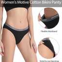 wirarpa Women's Bikini Panties No Panty Line Sexy Cotton Underwear 4/6 Pack (XL)