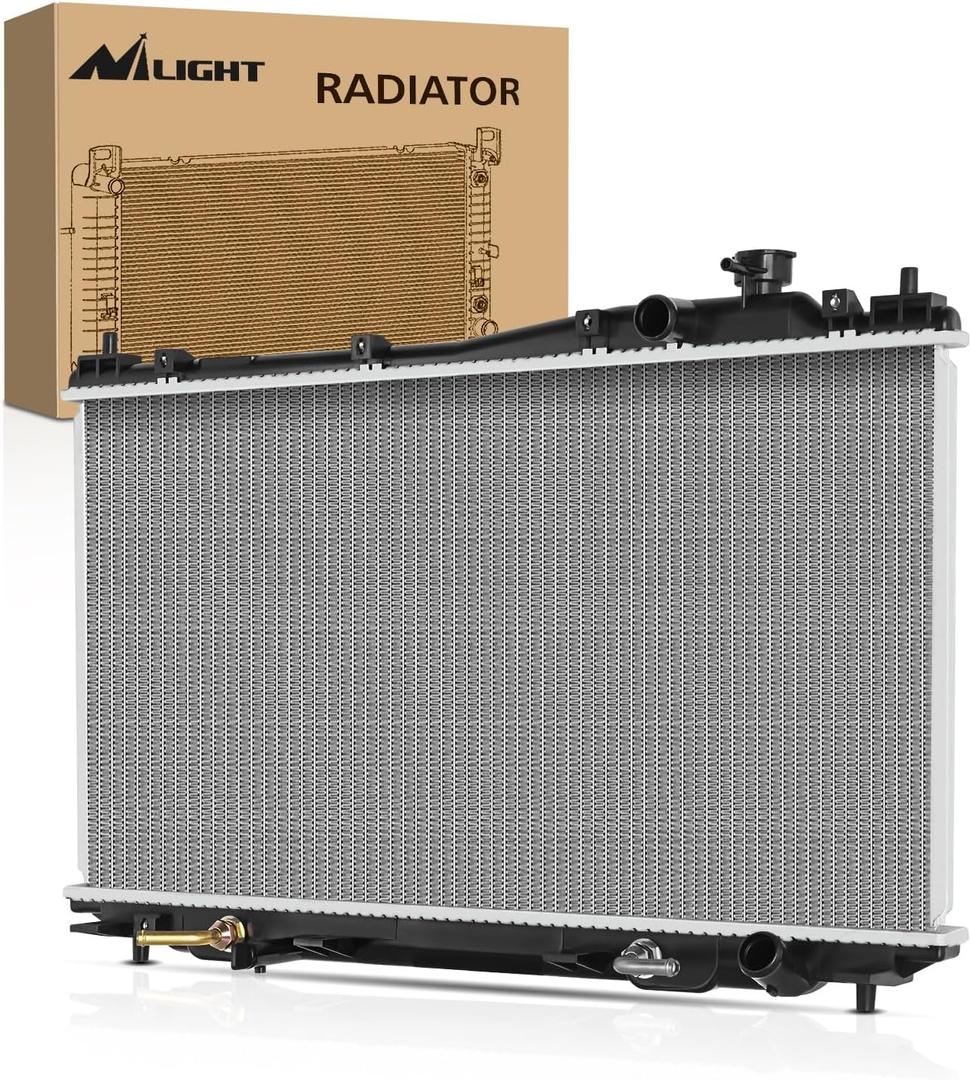 Nilight Radiator for Honda Civic 2001 2002 2003 2004 2005,Acura 2001 2002 2003 2004 2005 EL L4 1.7L Performance Aluminum Replacement OEM
