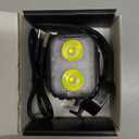 BUCKLOS Bike Lights Front and Back for Night Riding, 10 LED Ultra Bright 8+9 Modes USB Rechargeable Bicycle Headlight and Tail, IPX6 Waterproof 1100mAh Bikes Light Set, 35 Hrs Long Battery Powered