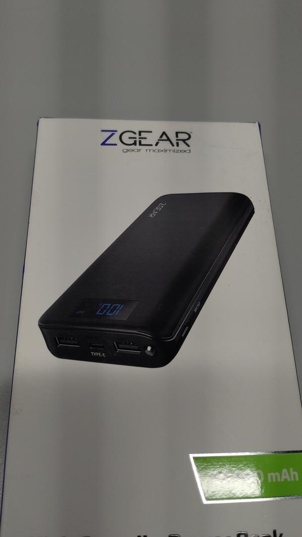 ZGEAR 20000MAH DO W/TYPE C POWER BANK
