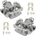 KUSATEC 18B4893 18B4892 Rear Disc Brake Caliper Fit for Chevy Cobalt 2005-2008,HHR 2008-2010,Malibu 2004-2012; Pontiac G5 2007-2009.G6 2005-2010.Saturn Aura 2007-2009