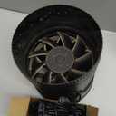 Hon&Guan 6 Inch Inline Booster Duct Fan with Speed Controller  345 CFM Airflow with 19.2W UltraLow Power and Low Noise