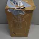 WixByti One Gallon Water Bottle Insulated with DIY Stickers, Triple Wall Vacuum Cold for 48 Hrs Leak-proof Non-BPA, 128oz Large Sports Stainless Steel Water Jug with Paracord Handle Straw Spout Lids