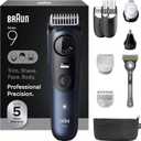 Braun Series 9 All-in-One Beard & Body Grooming Kit for Men, Cordless Trimmer, Hair Clippers & Shaver for Face, Hair & Body with Gillette Labs Razor, AIO 9530