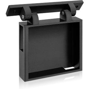 Under Dash Screen Mount Compatible with Holley EFI 3.5In Screen Sniper Terminator X, Hinged Vehicle Mounting Brackets, 180 Degree Adjustable