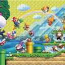 Super Mario “Chaos & Fun” 1,000 Piece Jigsaw Puzzle, Dimensions 19” x 27”, Collectible Puzzle Artwork Featuring Mario, Luigi, Nabbit and More! Officially Licensed Nintendo Puzzle & Merchandise