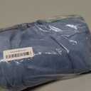 Sidefeel Women's Wide Leg Jeans High Waisted Stretchy Distressed Straight Leg Folded Hem Loose Denim Pants (6, Iceland Blue)