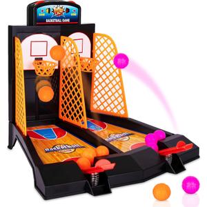 ArtCreativity Desktop Arcade Tabletop Indoor Basketball Shooting Game for Kids and Adults, Desk Games for Office for Adults, Best Gift Idea for Boys and Girls