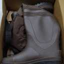 Hip Waders for Men Waterproof, Hip Boots for Women, 2-Ply PVC/Nylon Bootfoot Hip Waders for Fishing & Hunting (M7/W9, Brown)