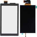 Replacement LCD Screen Display and Digitizer for Lite, for Lite Gamepad Screen Replacement LCD Display Panel Repair Parts (Black)