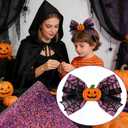 2 x Black Purple Chunky Glitter Faux Leather Roll 12 x 52 Inch, Sparkly Winter Halloween Mardi Gras PU Fabric for Holiday DIY Crafts Bows Earrings (16013#58)