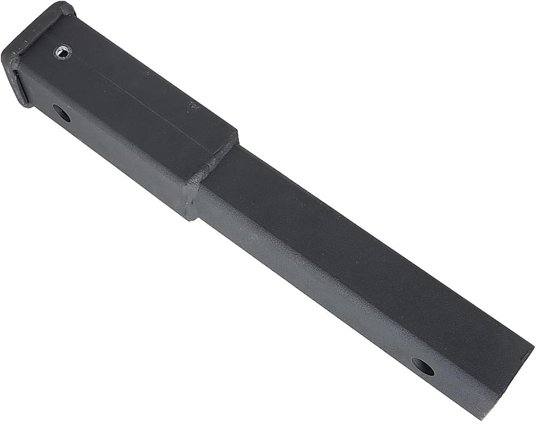 12 inch Hitch Extension Receiver 2 inch 5/8 inch Pin Hole 4000 LBS Tow Capacity 84433 Black