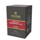 3 x Taylors of Harrogate English Breakfast, Black Tea, Pillow Tea Bags, 50 Count (Pack of 1), Rich, Bright & Malty, Caffeinated, Enjoy Hot or Iced, 50 Teabags (EXP 09/22/28)