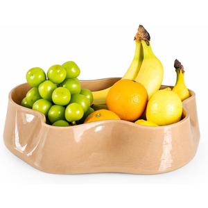 Modern Glass Decorative Bowl for Kitchen & Home Decor Handmade Unique Design Key Bowl for Entryway Table, Living Room, Premium Candy Bowl, Fruit Bowl for Kitchen Counter