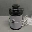 GDOR 800W Juicer Machine, 3 Wide Feed Chute, Dual-Speed Centrifugal Juicer for Fruits & Vegetables, Anti-Drip Function, BPA-Free, Easy to Clean with Brush, White