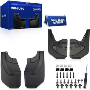 JC Whitney JFBAJCWSG00096 Set of 4 Front and Rear Mud Flaps Splash Guards - Compatible with Lexus GX550 2024-2026