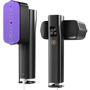 Steamer for Clothes, Portable Handheld Travel LCD Screen Steamer, Three Optional Functions, 1200W Wide Voltage,Strong Two-In-One Steam Iron, Extra-Large Water Tank, Office, Travel