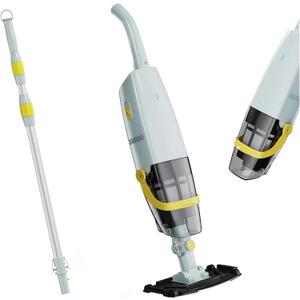 Rechargeable Pool Cleaner with Dual-Phase Debris Capture, Pool Vacuum for Above Ground Pools