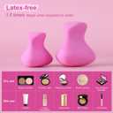 Makeup Sponges 4 Pack, Ultra Soft Beauty Blenders for Flawless Foundation Application, Latex-Free & Hypoallergenic Makeup Sponges For Foundation, Powder, Cream,Liquid (Pink)