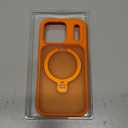 CASEKOO Orange for 17 Pro Case with 360 Spin Magnetic Stand [Camera Protection] [18FT Military Grade Protection] [Fit for MagSafe] Ring Grip Slim Matte 17 Pro Case 6.3 Inch