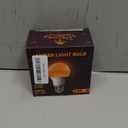 Amber Sleep Light Bulbs, Blue Light Blocking, A19 9W(60 Watt Equivalent) Dim Light Bulbs for Lamp, 1800K Warm Light Bulb, E26 for Healthy Sleep Bedroom Kids Room, 4.30X2.35X2.35 Inch, 2 Pack