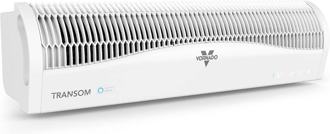 Vornado TRANSOM AE Window Fan Works with Alexa, 4 Speeds, Reversible Exhaust Mode, Weather Resistant Case, Whole Room,White