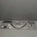 Strength Enemy Shower Curtain Rod Sus304 Stainless Steel Excellent Loadability Telescoping