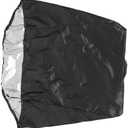 Oxford Cloth Hose Reel Cover for Outdoor Patio Cart Black | 210d Waterproof, Stain Resistant and Wear Resistant, Foldable Protection for Lawn Storage and Rain