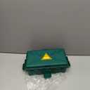 Hrensaw Medium Outdoor Electrical Box(10.6x5.7x4.9inch),Weatherproof Connection Box w/6 Cable Entry,IP54 Waterproof Extension Cord Cover Protect Power Strip,Timer,Plug,Holiday Lights,Green