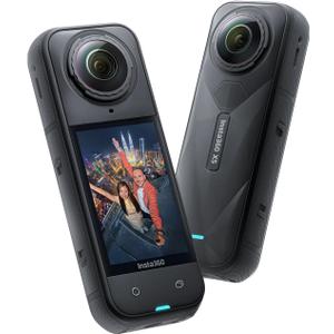 Insta360 X5 - Waterproof 8K 360 Action Camera, Leading Low Light, Invisible Selfie Stick Effect, Rugged and Replaceable Lens, 3-Hour Battery, Built-in Wind Guard, Stabilization, Triple AI Chip Design