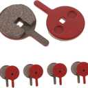 BESPORTBLE Disc Bike Pads 5 Pairs of Replacement Pads for Bicycle Heat Resistant Easy to Use for Cycling