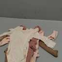 HonestBaby 5-Pack Long Sleeve Bodysuits One-Piece 100% Organic Cotton for Infant Baby Girls, Autumn Pinks, Size: Newborn