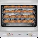 KoolMore 23 in. Countertop Convection Oven for Half-Size Pans with 4 Racks and 2800W of Power in Stainless-Steel - 208/240V, 2.3 cu. ft. ETL Listed (KM-CTCO220-23)