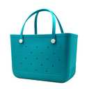Beach Totebag X-Large Waterproof Sandproof Rubber Beach Tote Bag with Zipper Pocket for Travel,Sport,Pool,Supermarket and Sea