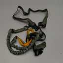 Exquisite Hands-Free Leash for Medium Dogs: Perfect for Active Pet Owners Comfortable, Durable & Ideal for Running, Walking, Hiking. Premium Dog Waist Leash with Bungee. Must-Have Dog Gear (Khaki & Orange)