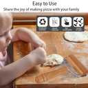 Small Rolling Pin, Pizza Dough Roller, Non Stick Wood Pastry Roller, Kitchen Wooden Rolling Pins for Baking Cooking Cookie Bread Tortilla Dumpling Fondant Clay (Style 2)