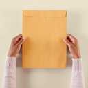 Amazon Basics Catalog Mailing Envelopes, Peel and Seal, 10x13 Inch, Brown Kraft, 100-Pack