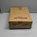 Round Ottoman Foot Rest for Couch 20"x15" Foot Stool Ottoman Pouf with Foam Chunk Filling Small Ottomans Foot Stools Poufs for Living Room Dark Grey Poof Hassocks and Ottomans Soft Foot Rest for Chair