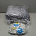 Homemate Heated Electric Blanket Queen Size - 84"x90" Heating Bed Blanket Throw with 10 Heating Levels 8 Hours Auto Off Fast Heating Over-Heat Protection Ultra Soft Flannel ETL Certified, Grey