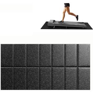 Non-Slip Walking Pad Treadmill Mat for Carpet Floors,55x24 Hardwood Floor Protection, Mats for Under Walking pad/Treadmill/Bike/Exercise Equipment on Carpets, Noise Shock Absorption, Stationary
