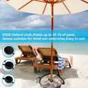 Beach Umbrella Base Weight Bag with Sand Anchor 600D Oxford Cloth Sand Weights Bags with Shovel Fillable Sand Bags for Sun Umbrella Stand Base Stainless Steel Beach Umbrella Stand Holder