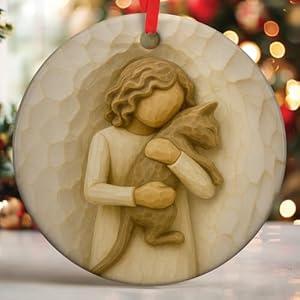 Cat Ornaments for Christmas Tree - Delightful Kitty Ornaments for Christmas 2025, Unique and Funny Cat Decor for Feline Lovers, Beautiful Addition to The Holiday Decorations