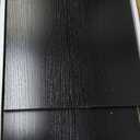 Record Player Stand with Vinyl Storage, Vinyl Record Storage Cabinet Holds Up to 150 Albums, End Table for Record Player, Turntable Stand for Living Room, Black