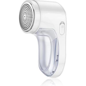 Electric Fabric Shaver, Lint Remover for Clothes, Rechargeable Sweater Shaver to Remove Fuzz and Pill for Sweater, Delicates, Bedding and Couch (White)