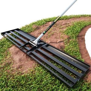 Gardease Lawn Leveling Rake 48 Inch x 10 Inch Heavy Duty Lawn Leveler & Yard Leveling Rake Steel Lawn Level Rake & Leveling Tool for Soil, Sand & Top Dressing