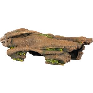 Orchid Valley Lizard, Snake or Reptile Hide. Large Hollow Log for Terrarium. Bearded Dragon or Gecko Tank Accessories. Natural Looking Basking Platform, Axolotl, Python Hideout. (XL-Version 2)