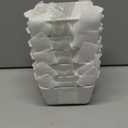 6 Pack 13 OZ Ceramic Baking Dishes, 4.5" Mini Square Bakeware Set, Small Baking Pan with Handle, Individual Casserole Dish for Oven, Roasting, Lasagna, Pie, Gratin, Microwave Safe, White