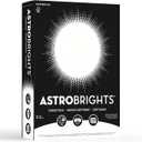 Astrobrights Card Stock, Stardust White, Letter (8.5" x 11"), 65 Lb, Pack Of 250